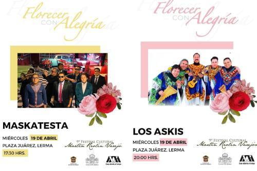 Maskatesta y Los Askis encabezan el cartel artístico de este miércoles en Lerma 